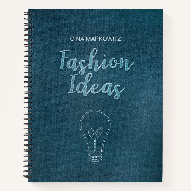 Cuaderno Ideas de moda personalizadas (Anverso)