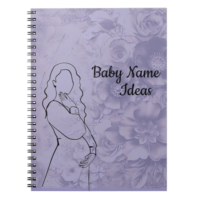 Cuaderno Ideas de nombres de bebé (Frente)