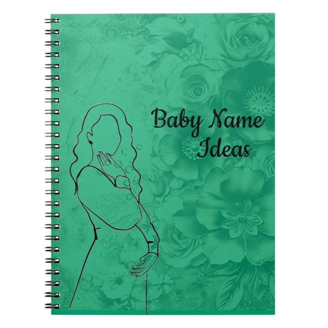 Cuaderno Ideas de nombres de bebé (Frente)