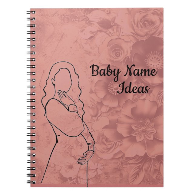 Cuaderno Ideas de nombres de bebé (Frente)
