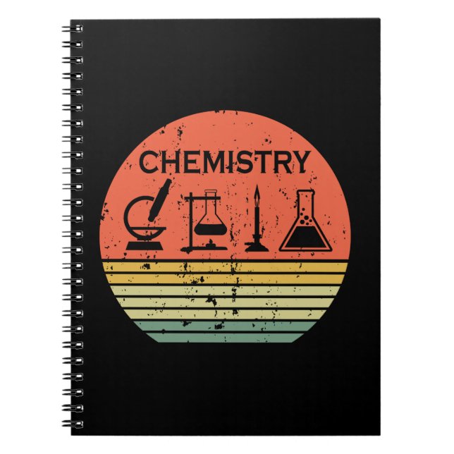 Cuaderno Ideas de obsequios químicos divertidos de química (Frente)