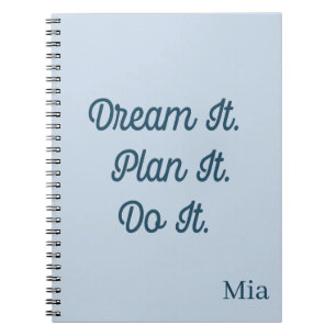 Cuaderno Ideas de planificación de citas motivacionales