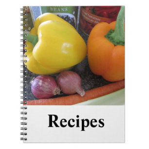 Cuaderno Ideas de recetas de verduras frescas