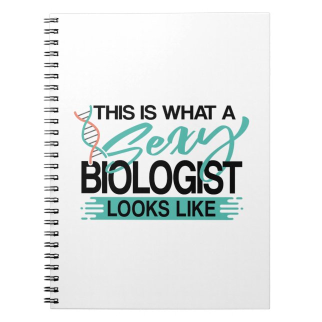 Cuaderno Ideas de regalo de biología | Estudiantes biólogos (Frente)
