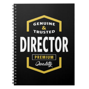 Cuaderno Ideas de regalo de director genuino