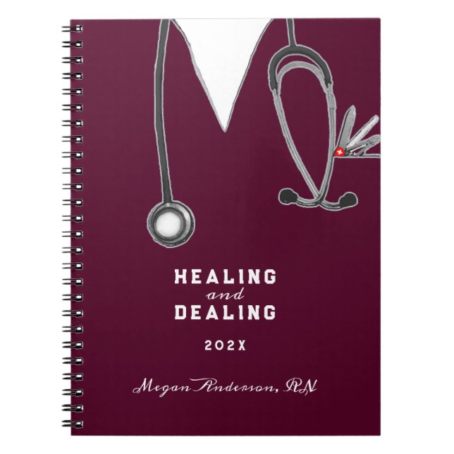 Cuaderno Ideas de regalo de graduación de enfermería (Frente)