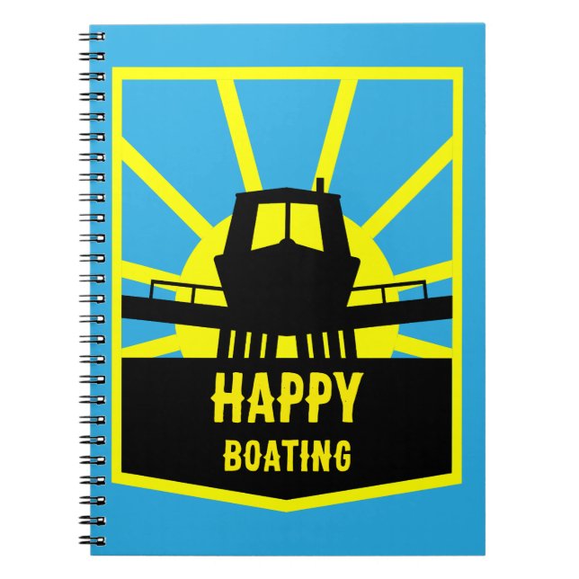 Cuaderno Ideas de regalo de lancha estrecha (Frente)