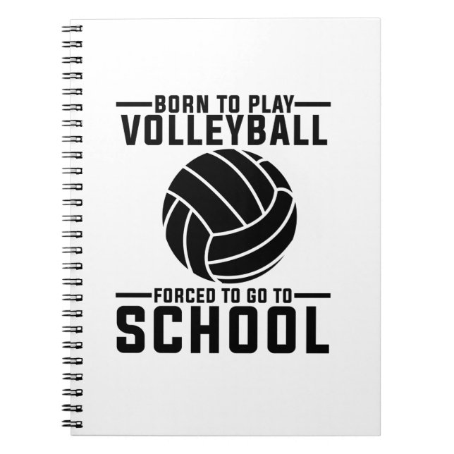 Cuaderno Ideas de regalo de voleibol | Equipo de voleibol (Frente)