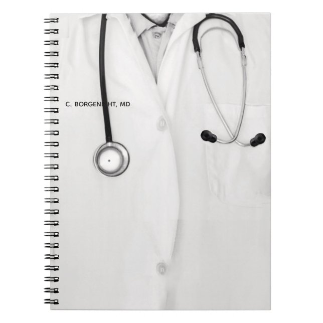 Cuaderno ideas de regalo médica personalizadas para portáti (Frente)