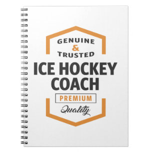 Cuaderno Ideas de regalo para entrenadores de hockey sobre 