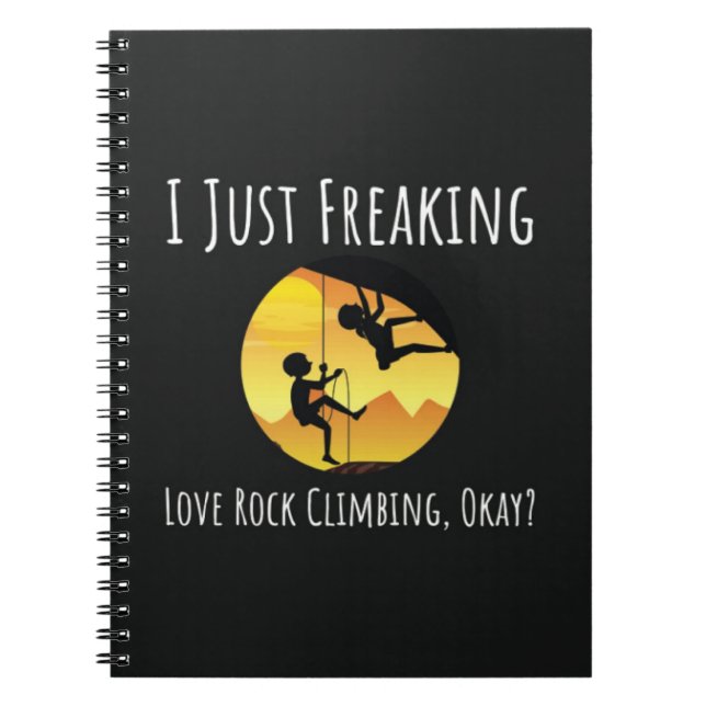 Cuaderno Ideas De Regalo Para Los Escaladores De Rock Para  (Frente)