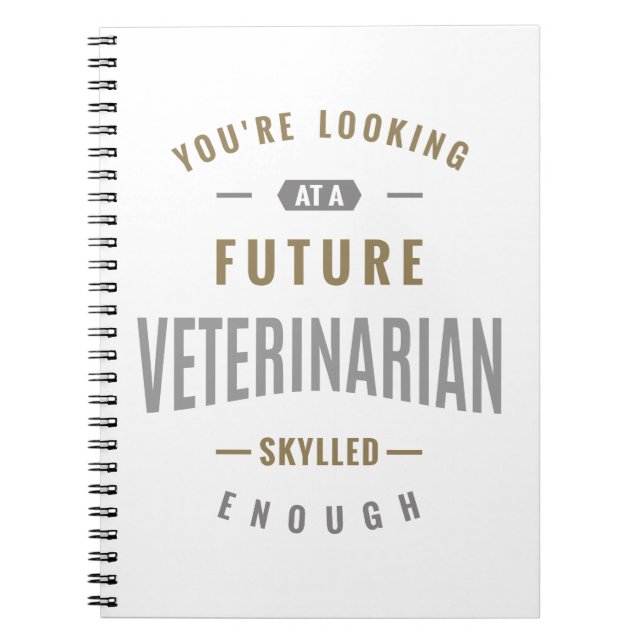 Cuaderno Ideas de regalo veterinario para el futuro (Frente)