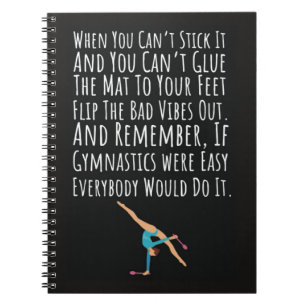 Cuaderno Ideas de regalos de gimnasia Deporte Chicas Mujere