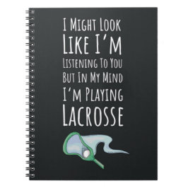 Cuaderno Ideas de regalos divertidos de lacrosse para jugad