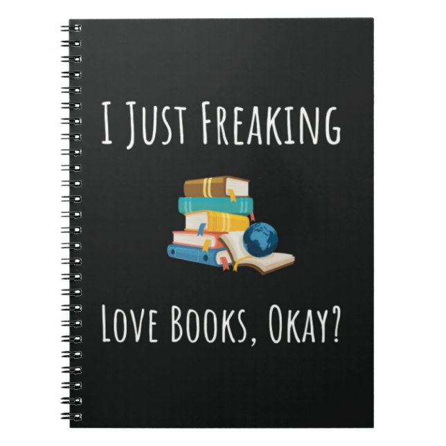 Cuaderno Ideas de regalos divertidos para lectores de libro (Frente)