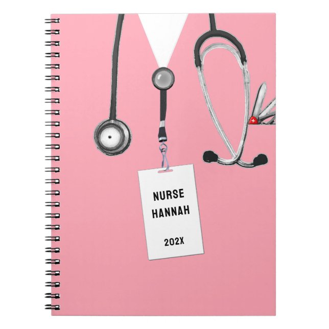 Cuaderno Ideas de regalos personalizados para enfermeras (Frente)