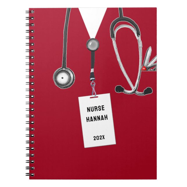 Cuaderno Ideas de regalos personalizados para enfermeras (Frente)