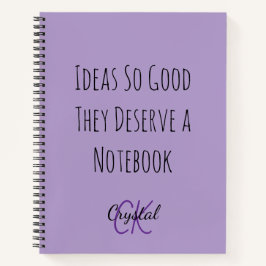 Cuaderno Ideas Divertidas Tan Buenas que Merecen un Cuadern