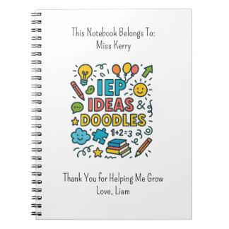 Cuaderno Ideas, garabatos y snacks para el IEP | Inclusión