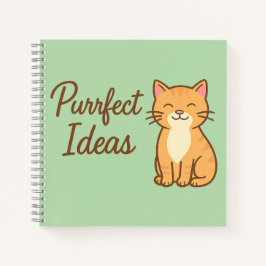 Cuaderno Ideas perfectas - Cubierta colorida para gatos