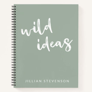 Cuaderno Ideas silvestres divertidas Inspiradoras sabios pe