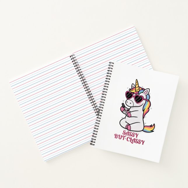 Cuaderno Ideas with Attitude - Glam & Sassy Unicorn (Interior)