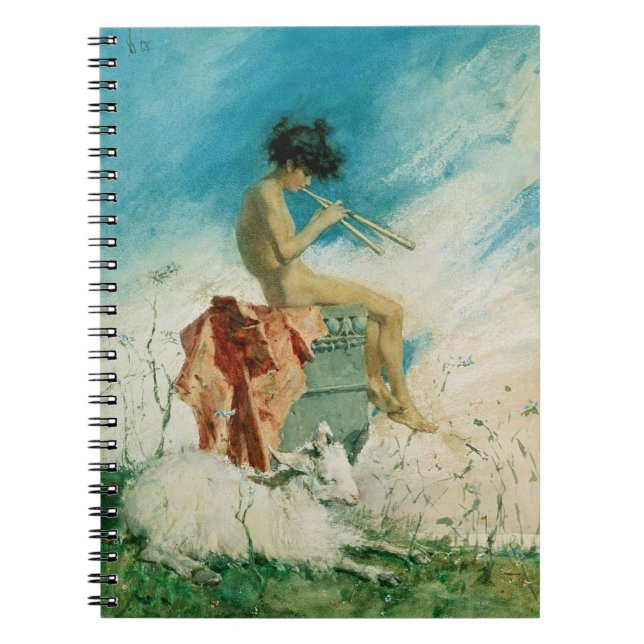 Cuaderno Idilio, 1868 (w/c en el papel) (Frente)