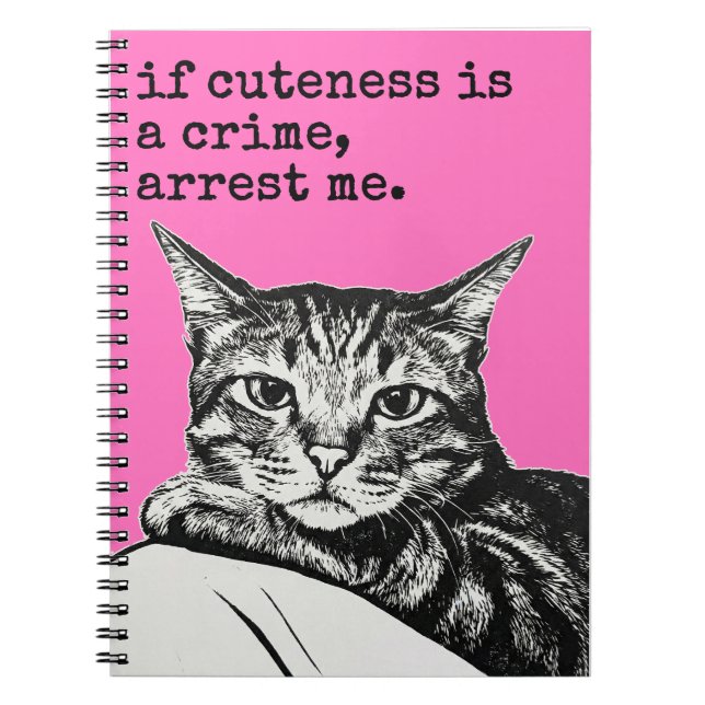 Cuaderno If Cutess is a Crime (Frente)