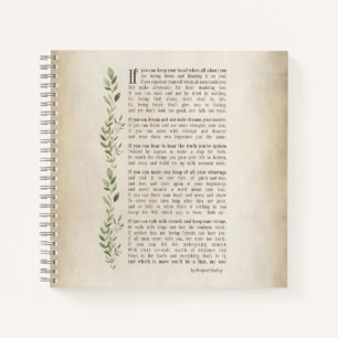 Cuaderno IF, poema inspirado de Rudyard Kipling