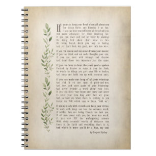 Cuaderno IF, poema inspirado de Rudyard Kipling