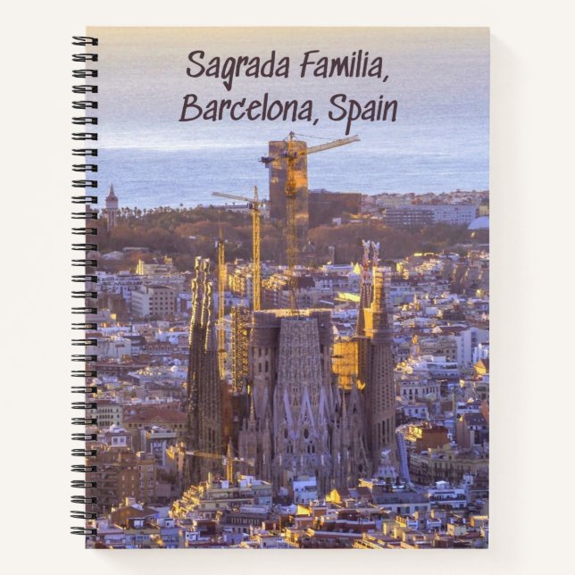 Cuaderno Iglesia Católica de la Sagrada Familia, Barcelona, (Anverso)