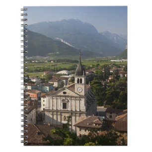 Cuaderno Iglesia colegiata por la mañana, Arco, Trento