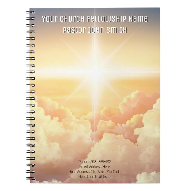 Cuaderno Iglesia de la Nube Celestial Cristiana (Frente)