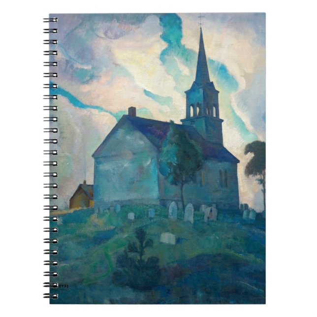 Cuaderno Iglesia de Ridge por Newell Convers Wyeth (Frente)