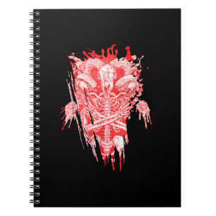 Cuaderno Iglesia De Satanás Regalo Todo Salto De Cabra Sata