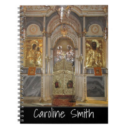 Cuaderno Iglesia Ortodoxa Griega Iconostasis con tu nombre
