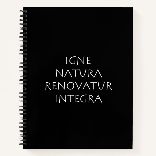 Cuaderno Igne natura renovatur integral (Anverso)
