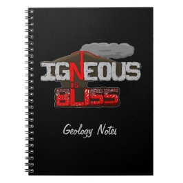 Cuaderno Igneous es Bliss Volcano Notebook