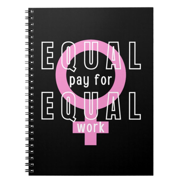 Cuaderno Igualdad De Remuneración Para Mujeres Feministas D (Frente)