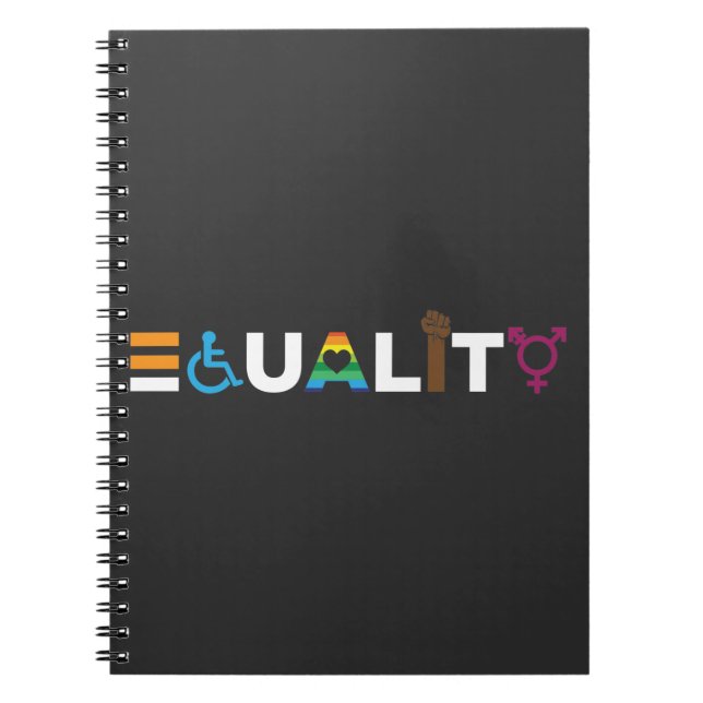 Cuaderno Igualdad Derechos Humanos Igualitarios Orgullo LGB (Frente)