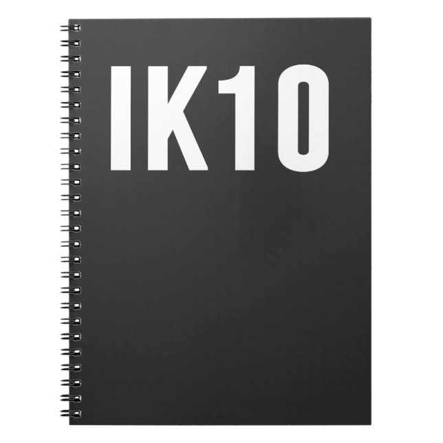 Cuaderno IK, protección de impacto, calificación IK, IK10 (Frente)