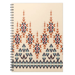 Cuaderno Ikat arte bello, abstracto y étnico, Ikat sin cost