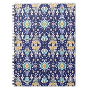 Cuaderno Ikat Geometric: Ornamento Folklore Oriental.