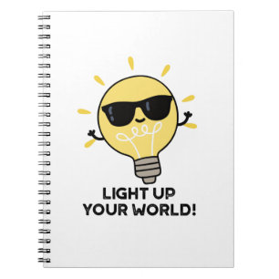 Cuaderno Ilumina Tu Mundo Bromista Bombilla Divertida