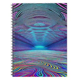 Cuaderno Ilusión óptica arcoiris,