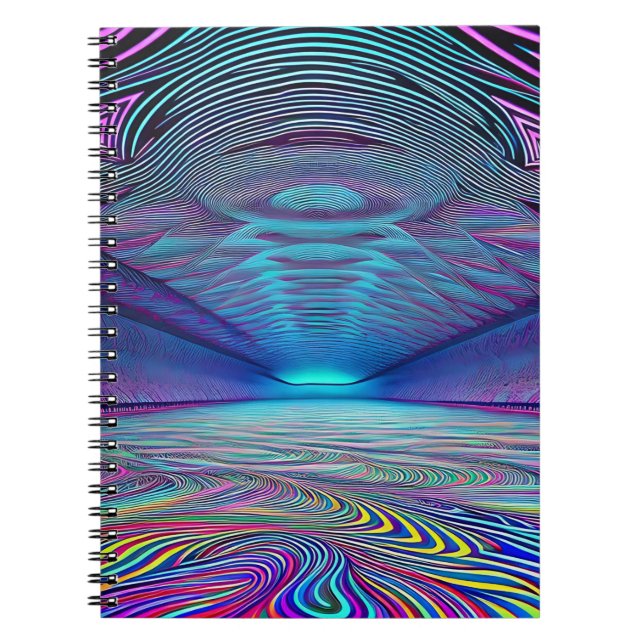 Cuaderno Ilusión óptica arcoiris, (Frente)