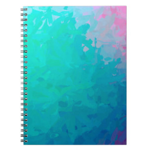 Cuaderno Ilustracion abstracto de impactos impresionistas v