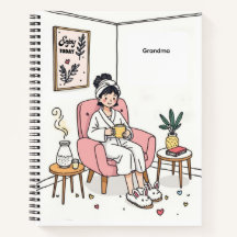 Ilustración acogedora del Día de la Madre Abuela