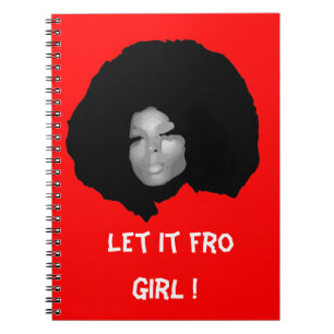 Cuaderno Ilustracion afro natural del polluelo