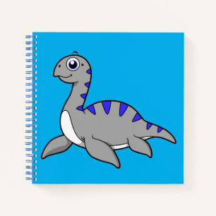 Cuaderno Ilustracion Agradable De Un Monstruo De Loch Ness.